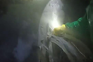 消防水池堵漏現(xiàn)場